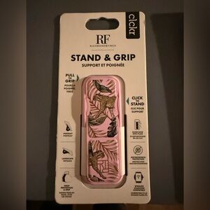 CLCKR Richmond & Finch Phone Grip and Stand for Phones/Tablets - Pink Cheetah